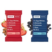 RX Bar Minis Protein Bars, Strawberry/Blueberry, 0.9 oz., 8 Bars/Box (19390800737)