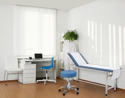 Viva Comfort Armless Vinyl Medical and Lab Stool, Blue (ADI910-01-BLU-MK)