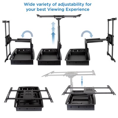 Mount-It! Recessed TV Wall Mount for 32-70" Displays (MI-381)