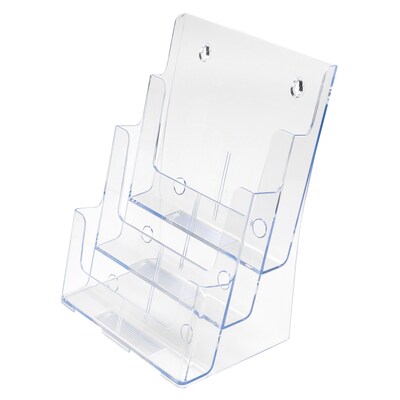 Staples® Literature Holder for Magazines, 8.25 x 11.7, Clear Plastic (77301)