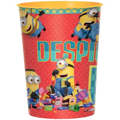Party City Minions Plastic Favor Cup, 16 oz. (AM424169)