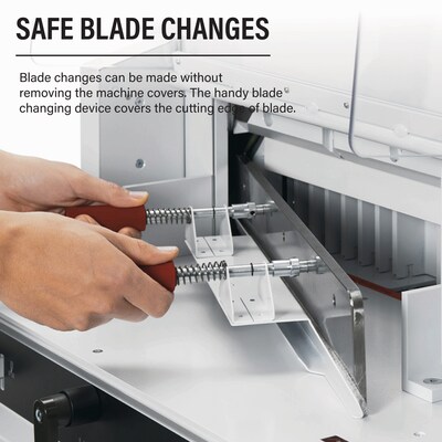 Triumph 4850 18 5/8" Guillotine Paper Cutter, White (CU0416L)