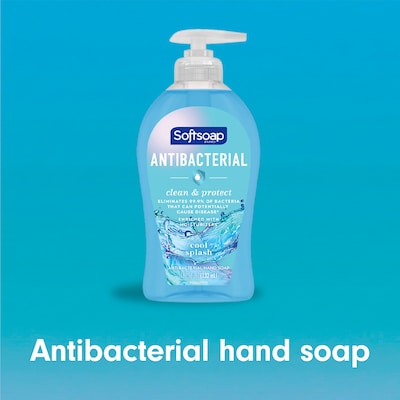 Softsoap Antibacterial Liquid Hand Soap, Cool Splash Scent, 11.25 oz. (US07327A)
