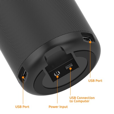 Toucan Video Conference System HD - Conference Speaker and 4 Microphones with detachable 1080P HD Camera - Black (TCSC100KU)