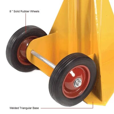 Global Industrial Heavy-Duty Trailer Stabilizing Jack Stand, 100,000 Lb. Static Capacity (500106)