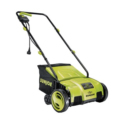 Sun Joe Electric Lawn Dethatcher & Scarifier, 12.6" W, Green (AJ798E)