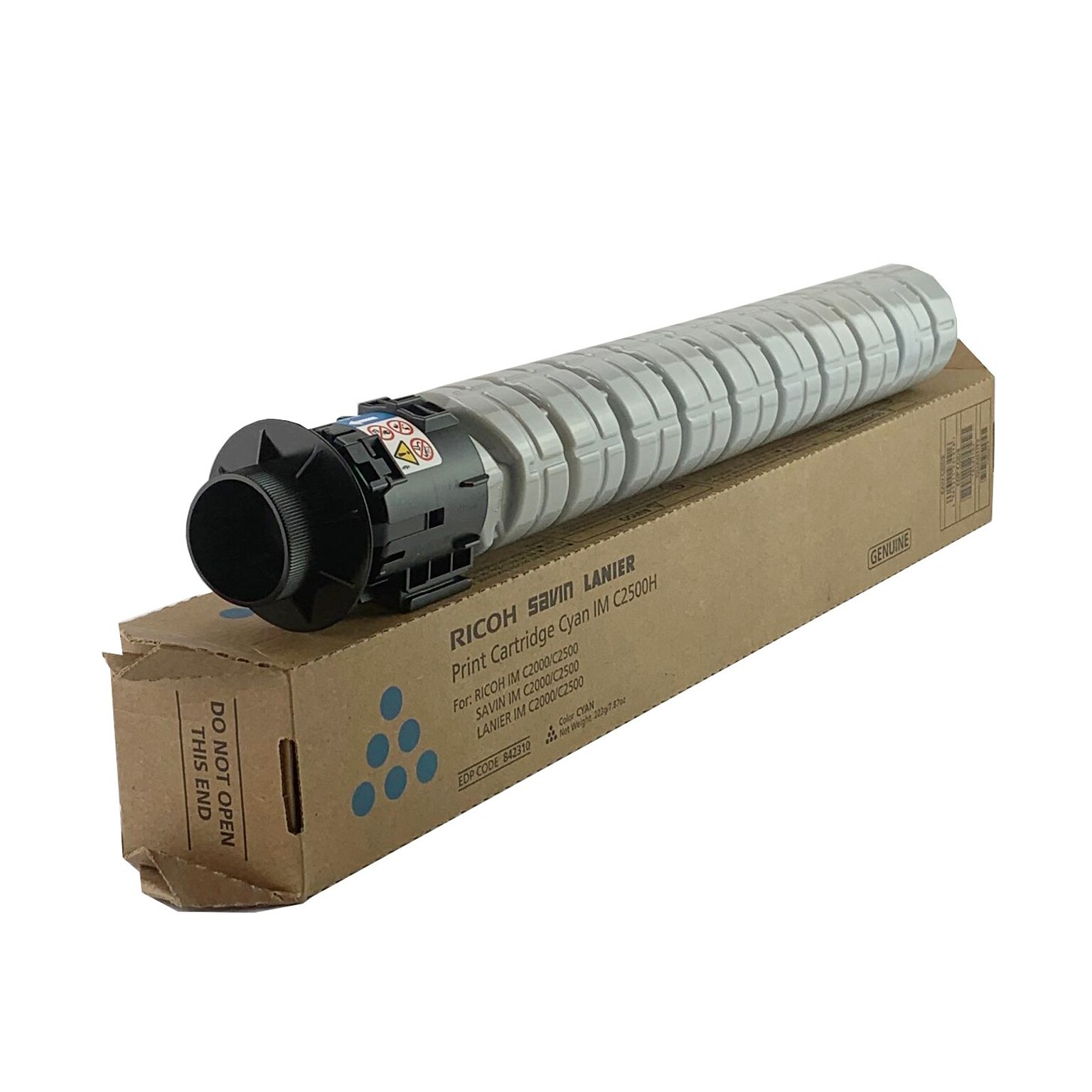 Ricoh 842310 Cyan High Yield Toner Cartridge, Prints Up to 10,500 Pages