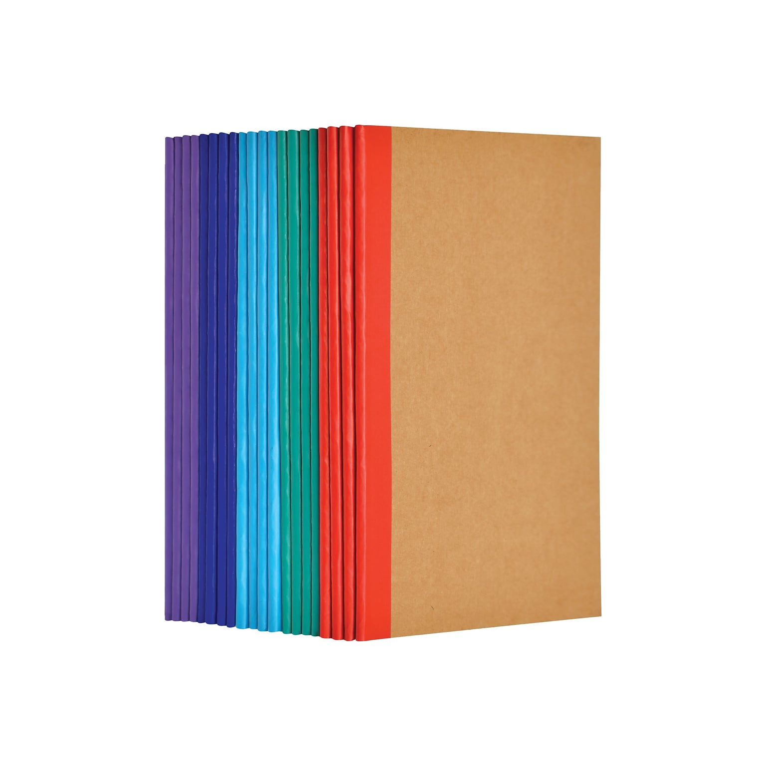 Better Office Customizable Notebook, 5.5 x 8.3, 30 Sheets, Kraft, 20/Pack (25031-20PK)