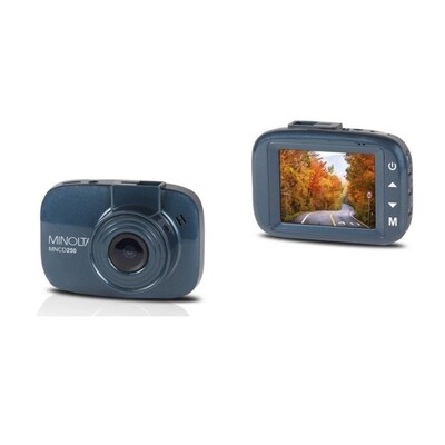 Minolta Full HD 1080p Dashcam w/ 2.2 Inch LCD Monitor