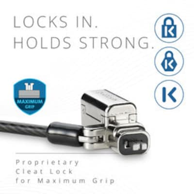 Kensington Universal 3-in-1 2.0 Standard Keyed Laptop Lock, 6ft. (K63389WW)