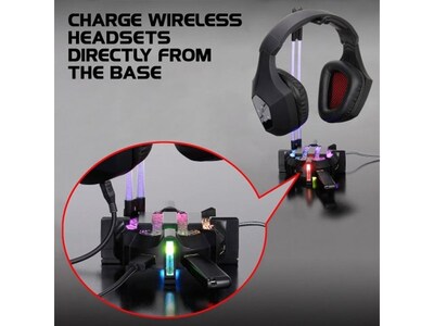 Enhance ENPCGHH100BKEW Headset Stand, Black