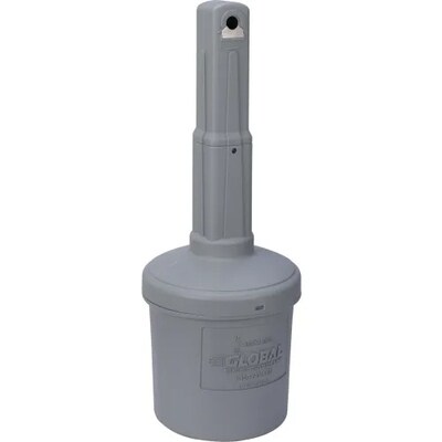 Global Industrial Outdoor Ashtray, 5 Gallon, Gray (245133GY)