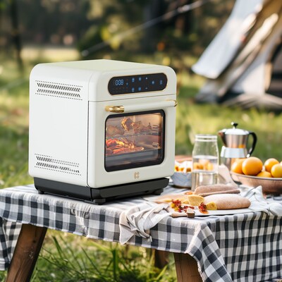Ciarra Nosh 8-in-1 Steam Oven, Ivory Mist (CASO12W)