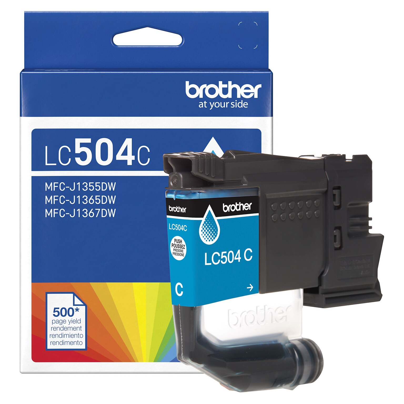 Brother LC504 Cyan Standard Yield Ink Cartridge (LC504CS)