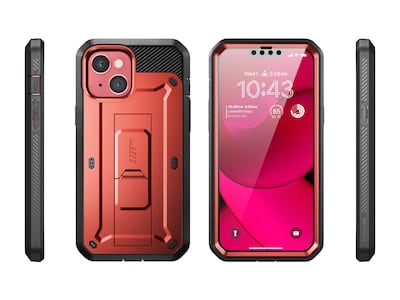 SUPCASE Unicorn Beetle PRO Metallic Red Rugged Case for iPhone 14 (SUP-iPhone2021/22-6.1-UBPro-SP-Ruddy)