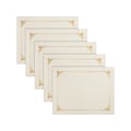 Better Office Certificate Holders, 8.75 x 11.25, Ivory/Gold, 25/Pack (65250-25PK)