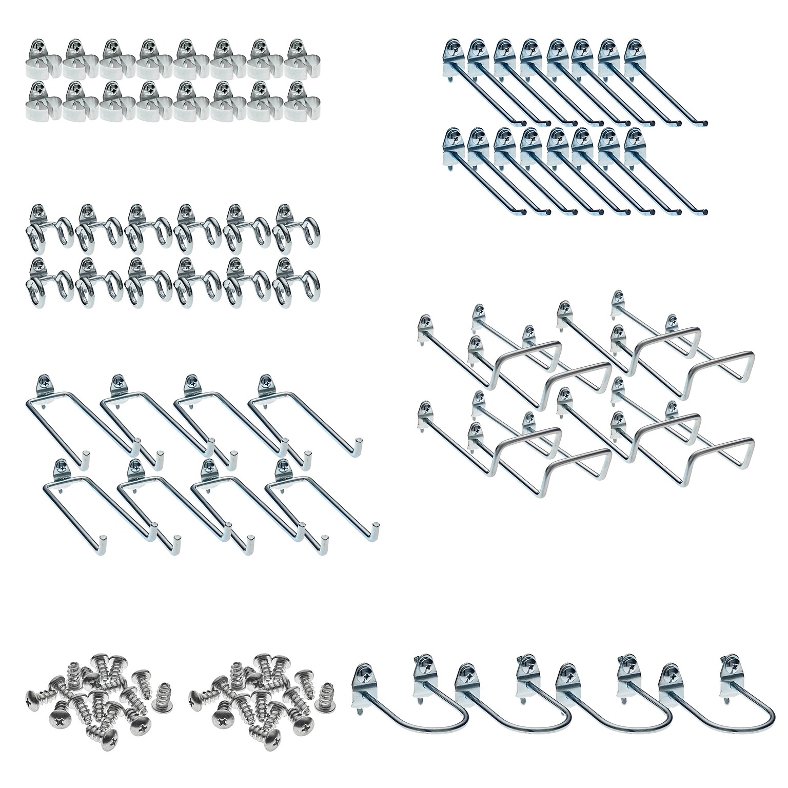 Triton Products DuraHook Kit, 64 Assorted Pegboard Hooks (532-2)