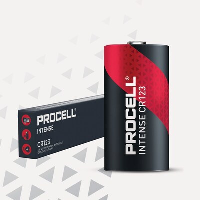 Procell 123 Lithium Battery, 12/Pack (PL123BKD)