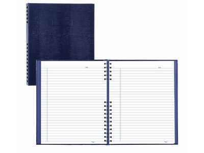 Blueline NotePro Hardcover Executive Journal, 8.5 x 10.75, Wide-Ruled, Indigo Blue, 200 Pages (A10