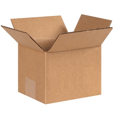 6 x 5 x 4 Shipping Boxes, 32 ECT, Brown, 25/Bundle (654)