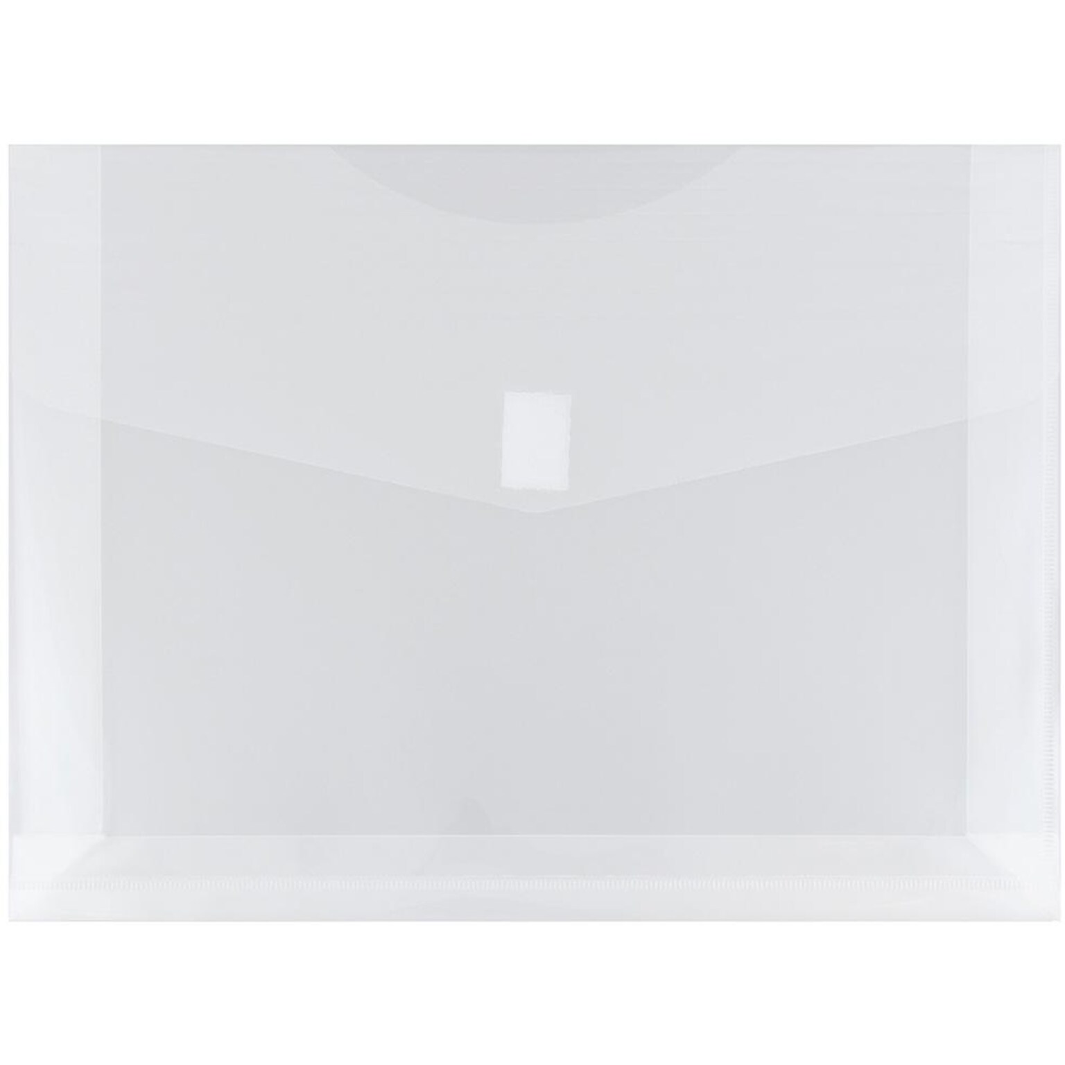 JAM Paper Premium Plastic Document File, Letter, Clear, 3/Pack (218V2CLX3)