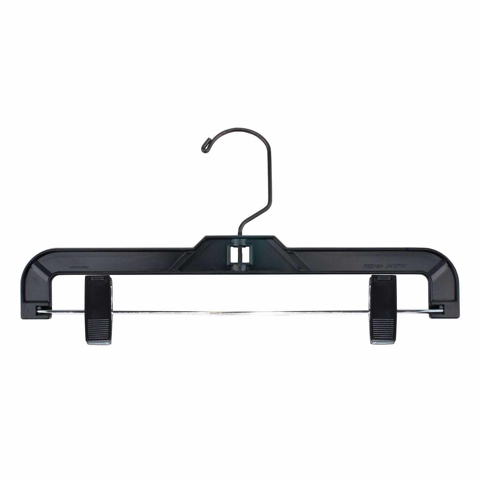 National Hanger 12 Super Heavy Weight Skirt & Slack Hanger, 100/Carton (2611PCBH)