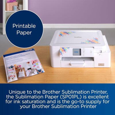 Brother SP01 Black/Cyan/Magenta/Yellow Standard Yield Sublimation Ink Cartridge, Bundle, 4/Pack (SP014PKPLS-STP)