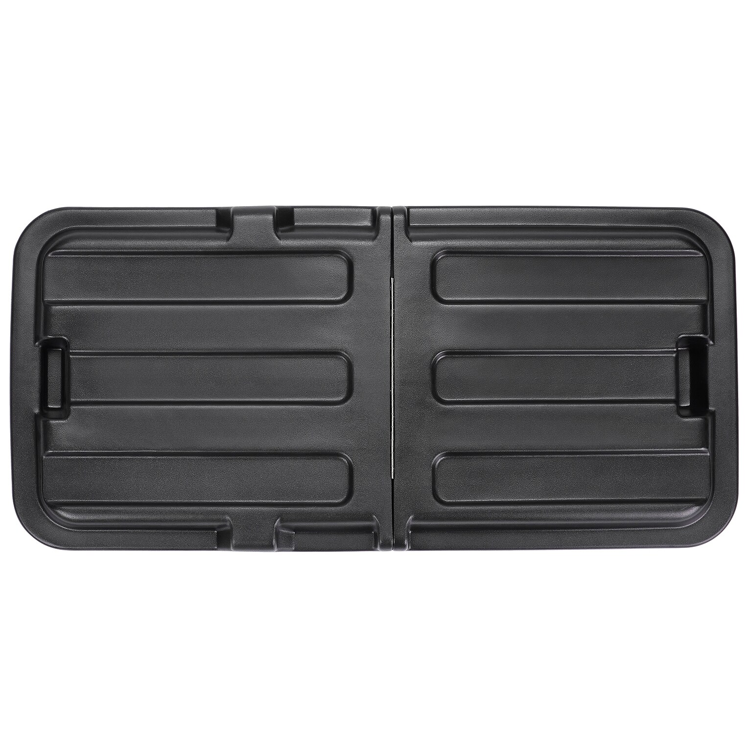 Alpine Industries Hinged Tilt Truck Lid, 1/2 Cubic Yard, Black, (500-12HL-BLK)