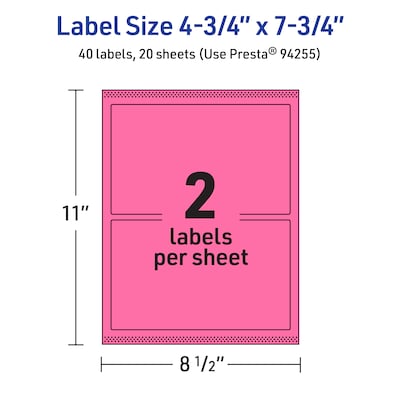 Avery Hemp Starburst Laser/Inkjet Multipurpose Labels, 1", Off-White (960/Pack)