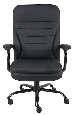 Boss Office Products Bariatric CaresoftPlus Vinyl Executive Big & Tall Chair, Black (B991-CP)