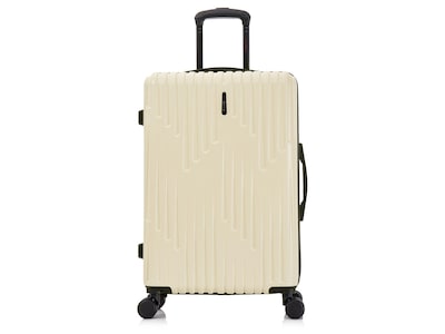 InUSA Drip Polycarbonate/ABS Medium Suitcase, Sand (IUDRI00M-SAN)