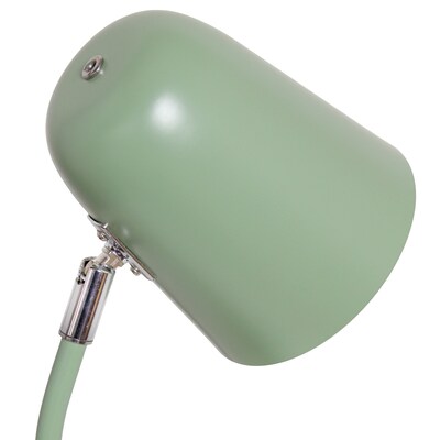 Simple Designs Sleek Essentials 15.75" LED Table Lamp, Sage Green (LT2128-SGE)