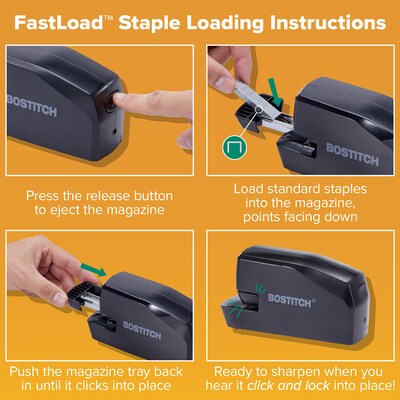Bostitch Electric Stapler, 20-Sheet Capacity, Black (MDS20-BLK)