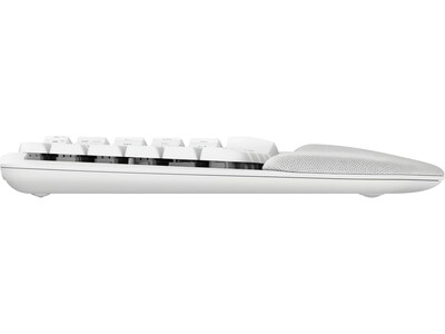 Logitech Wave Keys Wireless Ergonomic Keyboard, White (920-012402)