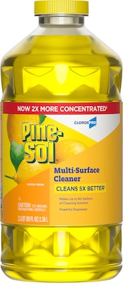 Pine-Sol CloroxPro Multi-Surface Cleaner/Degreaser, Lemon Fresh Scent, 80 Fl. Oz. (60607)