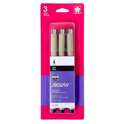 Sakura, Brush, Black Ink, 3/Bundle (SAK50052-3)