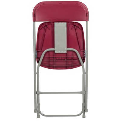 Flash Furniture Plastic Folding Chair, Red, Set of 6 (6LEL3RED)