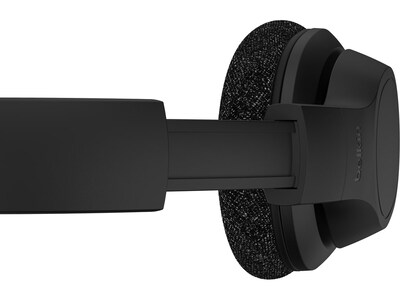 Belkin SoundForm Adapt Noise Canceling Bluetooth Headset, USB-C/3.5 mm (AUD005BTBLK)