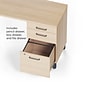 Union & Scale™ Essentials 60"W L-Shaped Desk, Natural (UN60420)