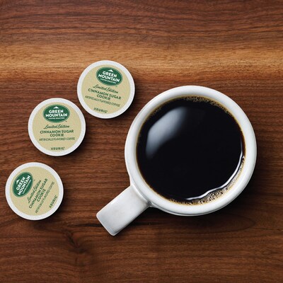 Green Mountain Cinnamon Sugar Cookie Coffee Keurig® K-Cup® Pods, Medium Roast, 24/Box (35814)