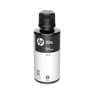 HP 32XL Black High Yield Ink Tank Bottle Refill, Prints Up to 6,000 Pages (1VV24AN)