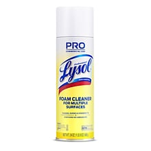 Lysol Professional Foam Cleaner for Multiple Surfaces, Fresh Clean, 24 Oz., 12/Carton (3624102775CT)