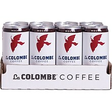 La Colombe Draft Mocha Latte Caffeinated Cold Brew Coffee, Medium Roast, 9 Fl. Oz., 12/Carton (PPPUR