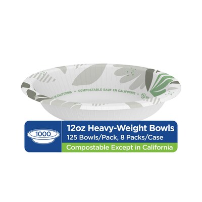 Dixie Ultra Pathways Paper Bowl, 12 oz., Multicolor, 1000/Carton (SX12PATH)