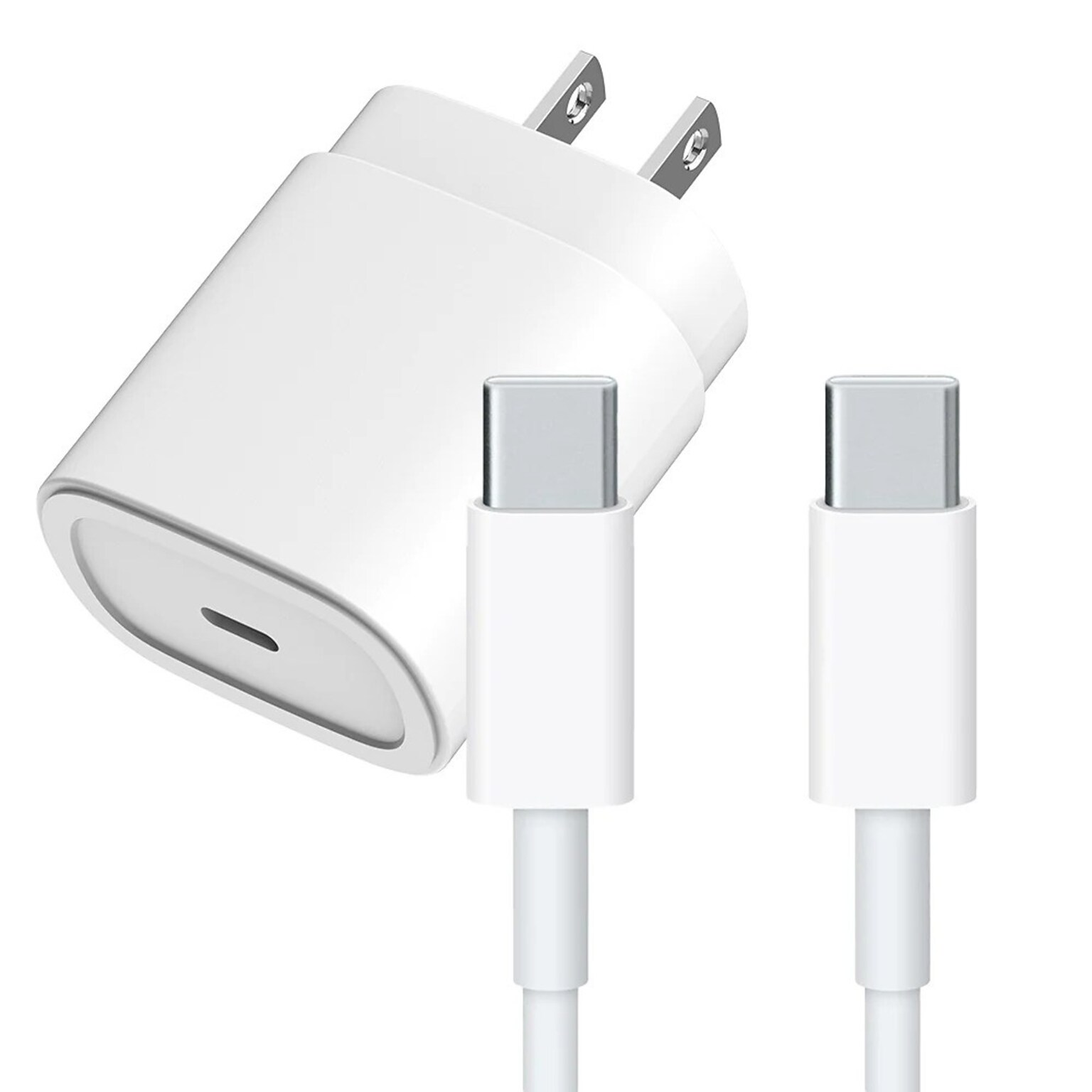 4XEM USB-C Charging Kit for iPhone 15 Pro and iPhone 15 Pro Max, White (4XIPHNPROKIT3)