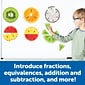 Learning Resources Magnetic Fruit Fractions, Manipulative, Assorted Colors, 6/Pack (LER5068)