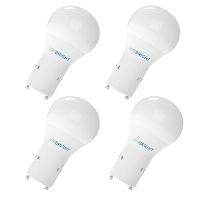Viribright 9.5 Watts Cool White LED Household Bulb, 4/Box (640556-4)