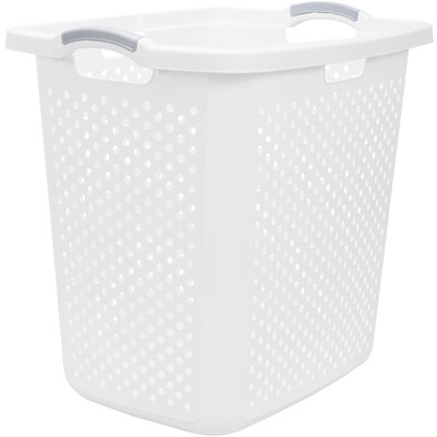 Home Logic XL Lamper 2.5-Bushel Plastic, White, 2/Pack (2116HMLCO000083)