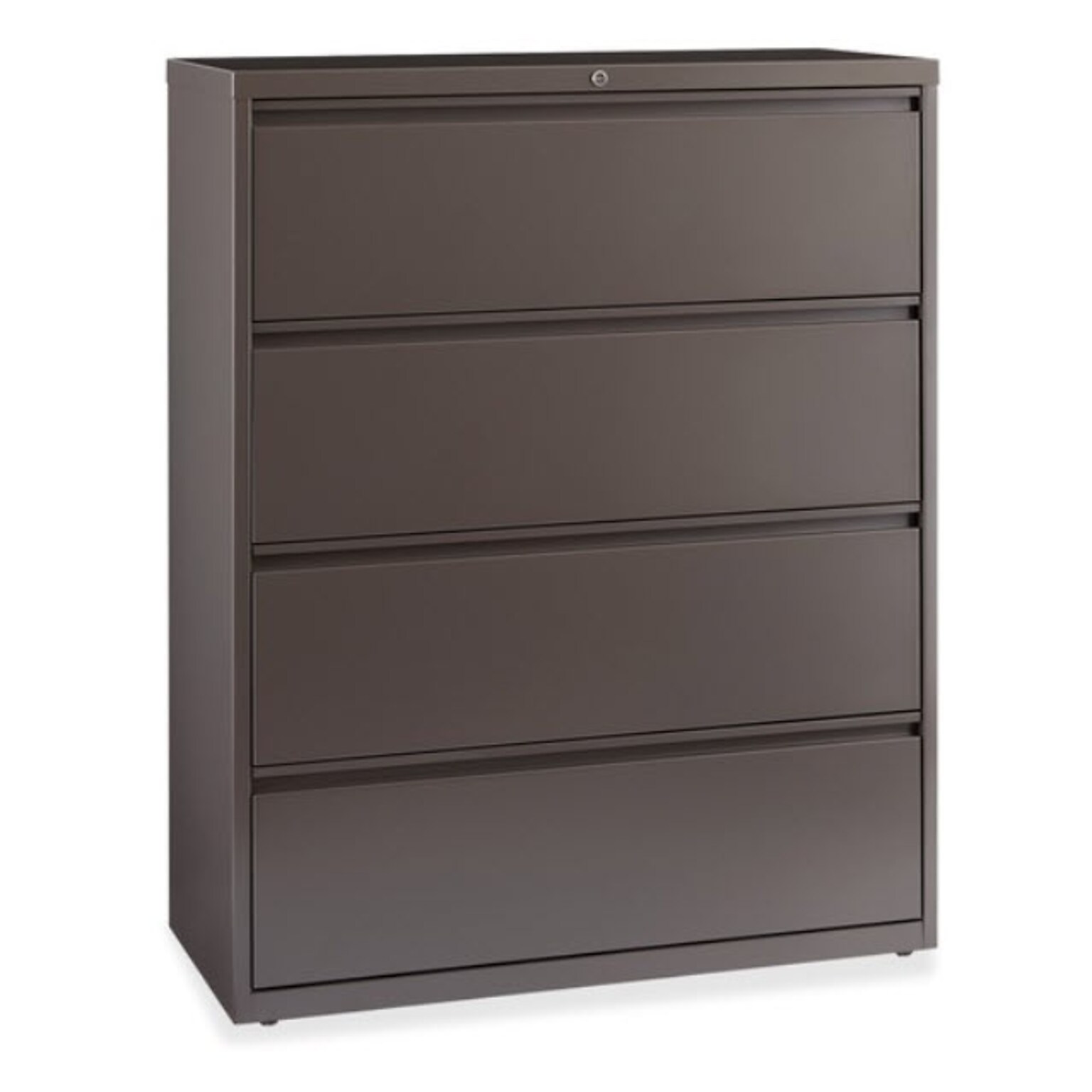 Lorell Fortress Series 42 Lateral File, Medium Tone, 4 x File Drawer(s)