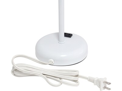 Creekwood Home Oslo Incandescent Table Lamp, White/Gray (CWT-2008-GO)